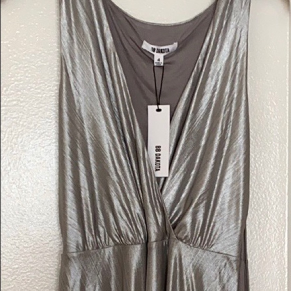 BB Dakota Silver cocktail dress